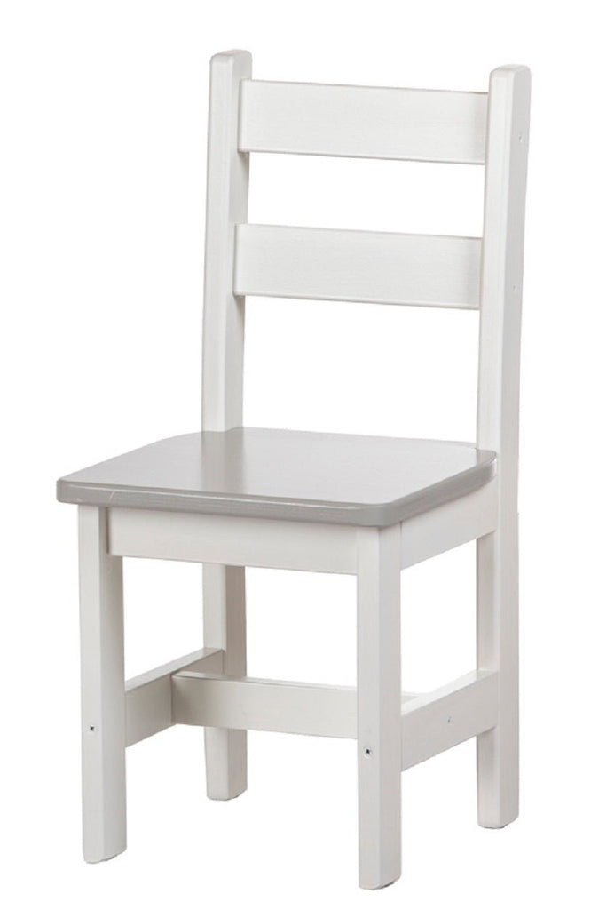 Kids white wooden online chair