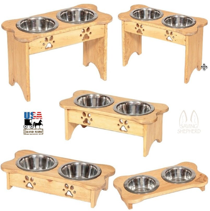 Wrought Iron Bone Dog Bowl Feeder