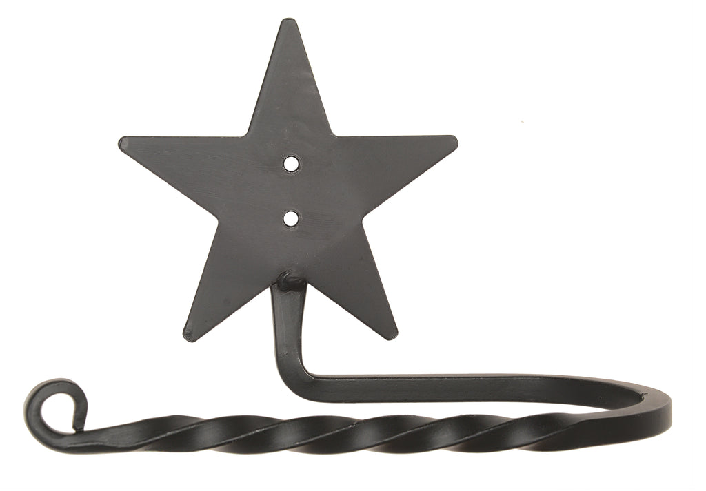 Horseshoe & Star Standing Toilet Paper Holder