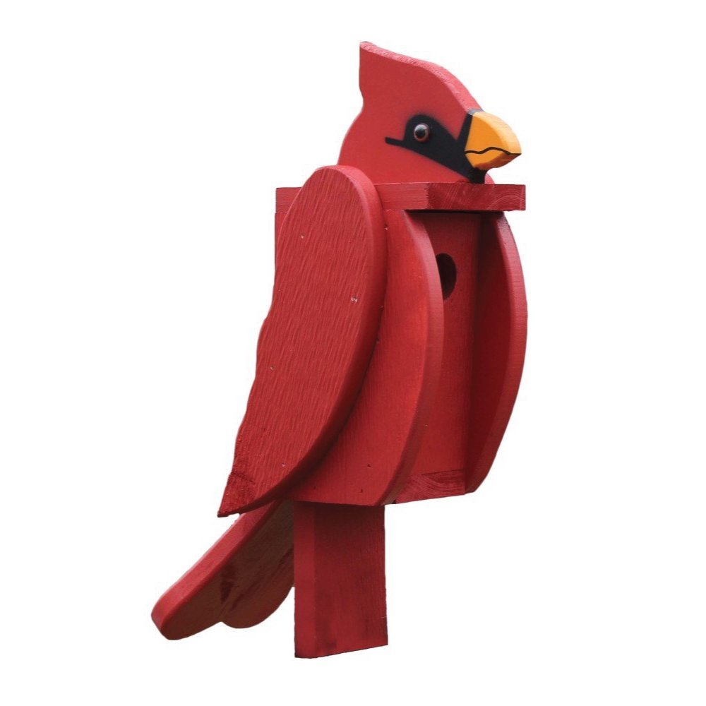 Birdhouse NORTHERN CARDINAL BIRDHOUSE – Saving Shepherd