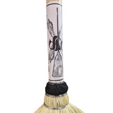 AUTHENTIC AMISH HOUSE BROOM - Heavy Duty Corn Straw & Solid Hardwood