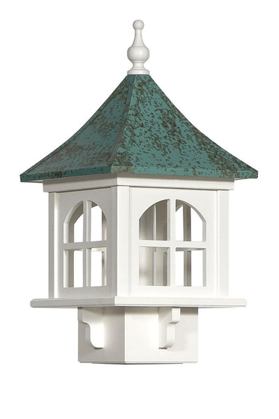 Bird FeederBETHANY BIRD FEEDER - PVC Cupola Feeder with Choice of Top & Weathervanebirdbird feederSaving Shepherd