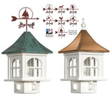 Bird FeederBETHANY BIRD FEEDER - PVC Cupola Feeder with Choice of Top & Weathervanebirdbird feederSaving Shepherd