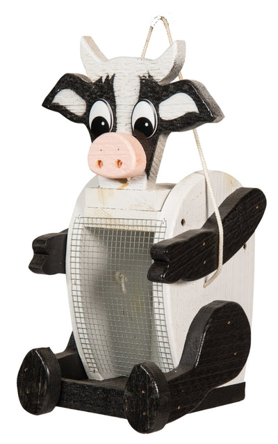 Bird FeederCOW BIRD FEEDER - Large & Bright Bovine with EZ Open Topbirdbird feederSaving Shepherd