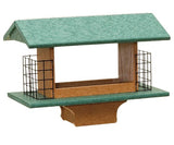 Bird FeederLARGE 2 SUET CAKE & SEED FEEDER - Post Mount Amish Handmade in USAbirdbird feederSaving Shepherd