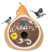 Birdhouse"DREAM" GOURD BIRDHOUSE - Amish Hand Painted Bird HouseSaving Shepherd