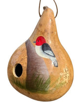 BirdhouseRED HEADED WOODPECKER BIRDHOUSE - Amish Hand Painted Bird HouseSaving Shepherd