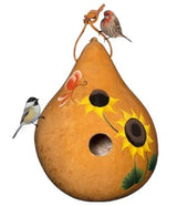 BirdhouseSUMMER SUNFLOWERS BIRDHOUSE - Amish Handmade & Hand Painted GourdSaving Shepherd