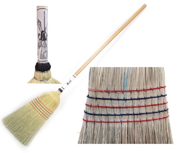 AMISH BARN BROOM | Heavy Duty Corn Straw & Hardwood SavingShepherd.com ...