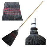 BroomAUTHENTIC AMISH BLACK HOUSE BROOM - Heavy Duty Corn Straw & Solid HardwoodbroomSaving Shepherd