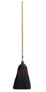 BroomAUTHENTIC AMISH BLACK HOUSE BROOM - Heavy Duty Corn Straw & Solid HardwoodbroomSaving Shepherd