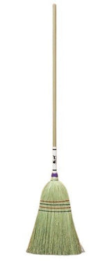 BroomAUTHENTIC AMISH HOUSE BROOM - Heavy Duty Corn Straw & Solid HardwoodbroomSaving Shepherd