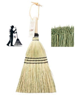 BroomAUTHENTIC DELUXE WHISK BROOM - Amish Corn Straw Hand Brush & HandlebroomSaving Shepherd