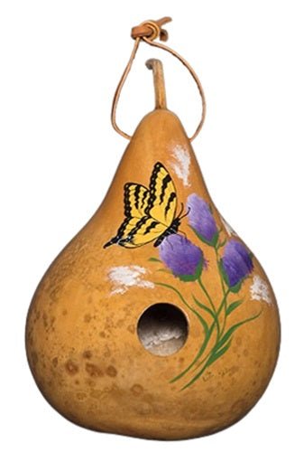 BUTTERFLY GOURD BIRDHOUSE - Amish Hand Painted Bird House USASaving Shepherd