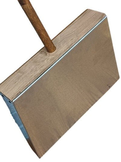 Cleaning SuupliesAUTHENTIC METAL DUST PAN - Amish Handcrafted with Wooden Handle BlockbroomSaving Shepherd