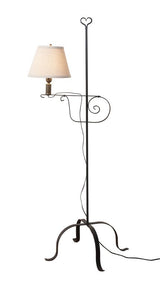 Floor LampWROUGHT IRON FLOOR LAMP - Adjustable "Quilter's Lamp" with Finial Choiceaccent lightingcountry lightingSaving Shepherd