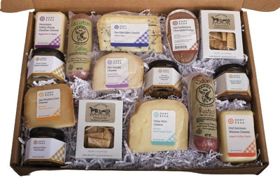 Food Gift BasketsAMISH TASTES - 3 Cheeses & 3 Sweet and Sour CondimentsbundledelicacySaving Shepherd