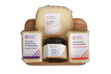 Food Gift BasketsCHEESE BOARD - 3 Cheeses Tasty Condiment & Handmade Cutting BoardbundledelicacySaving Shepherd