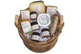 Food Gift BasketsCOUNTRYSIDE SAMPLER - Cave Aged Cheeses & Handmade Condiments in Wooden BucketbundledelicacySaving Shepherd