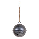 Hanging Jingle Bell4" Jingle Bell Rustic Hanging Ornament in Antique SilverAntique Silver FinishChristmasSaving Shepherd