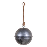 Hanging Jingle Bell6" Jingle Bell Rustic Hanging Ornament in Antique SilverAntique Silver FinishChristmasSaving Shepherd