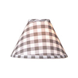 lamp shadeGray Check Fabric Lamp Shade | Rustic Farmhouse StyleSaving Shepherd