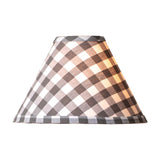 lamp shadeGray Check Fabric Lamp Shade | Rustic Farmhouse StyleSaving Shepherd