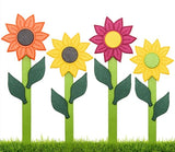 Lawn DecorSUNFLOWER GARDEN STAKE - 4 Season Sun Flower Stick Outdoor Decorcountry accentcountry accentsSaving Shepherd