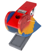 MACAW BIRD FEEDER - Large & Bright Parrot with EZ Open Top