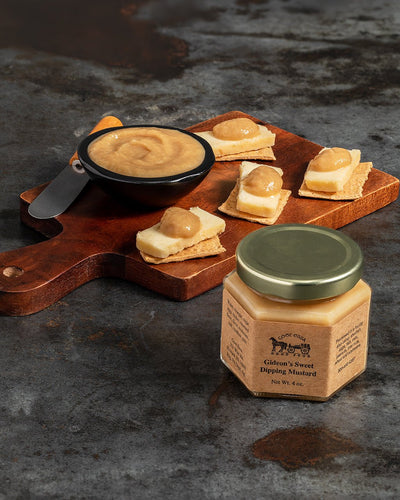 MustardGIDEON'S SWEET DIPPING MUSTARD - Mild Dark with Balanced Sweetnessdelicacyfarm marketSaving Shepherd