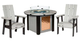 Outdoor Furniture3 PIECE SAVANNAH FIRE PIT SET - 40" Fire Table & 2 Casual ChairsAdirondackcampfireSaving Shepherd