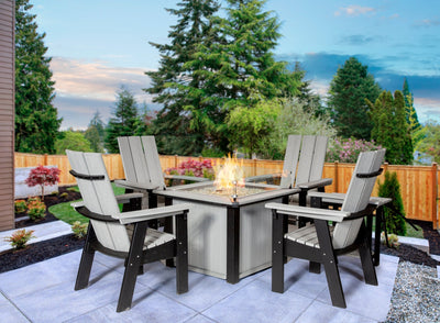 Outdoor FurnitureKENSINGTON 35" FIRE PIT TABLE - USA Handcrafted Poly Lumber Firepitcampfirefire pitSaving Shepherd