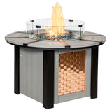 Outdoor FurnitureSAVANNAH 40" FIRE PIT TABLE - USA Handcrafted Poly Lumber Firepitcampfirefire pitSaving Shepherd