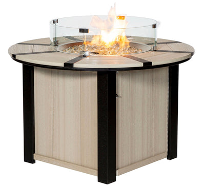 Outdoor FurnitureSAVANNAH 40" FIRE PIT TABLE - USA Handcrafted Poly Lumber Firepitcampfirefire pitSaving Shepherd