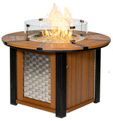 Outdoor FurnitureSAVANNAH 40" FIRE PIT TABLE - USA Handcrafted Poly Lumber Firepitcampfirefire pitSaving Shepherd
