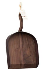 Serving TrayDUST PAN SERVING PLATTER TRAY - Solid Walnut Wood & Leather Skirtingcountry accentcountry accentsSaving Shepherd