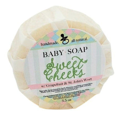 SoapSweet Cheeks Baby Soap ~ All Natural Handmade 3.5ozACEpoochSaving Shepherd