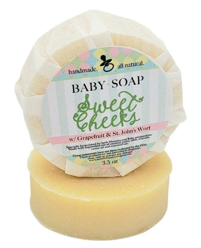 SoapSweet Cheeks Baby Soap ~ All Natural Handmade 3.5ozACEpoochSaving Shepherd