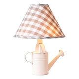 Table LampVintage Watering Can Lamp | Rustic White Finish and Shade OptionsSaving Shepherd