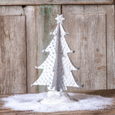 Tabletop Christmas Tree14" Handcrafted Iron Christmas Tree with Rustic Star TopperChristmasChristmas TreeSaving Shepherd