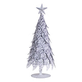 Tabletop Christmas Tree15" Rustic White - Wash Metal Christmas Tree – Tabletop Holiday DecorChristmas TreeFarmhouse ChristmasSaving Shepherd