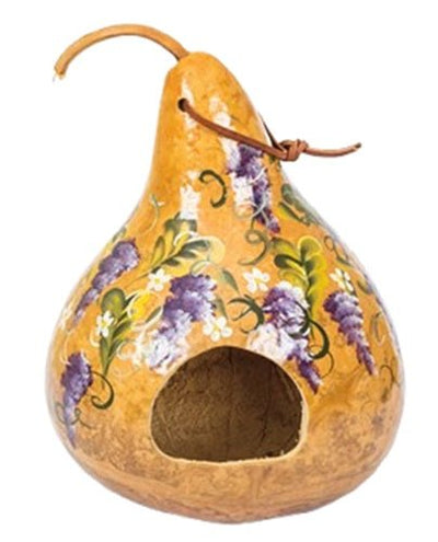 WISTERIA GOURD BIRD FEEDER - Amish Handmade & Painted USASaving Shepherd