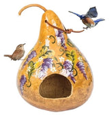 WISTERIA GOURD BIRD FEEDER - Amish Handmade & Painted USASaving Shepherd