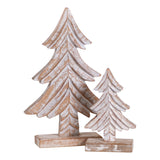 Wooden Christmas Tree SetChristmas Tree Set | Rustic Carved Wooden DisplayChristmas TreeMango WoodSaving Shepherd