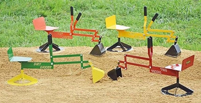 Wooden & Handcrafted ToysDIRT DIGGER EXCAVATOR - Amish Working Sit on Backhoechildrenoutside toySaving Shepherd