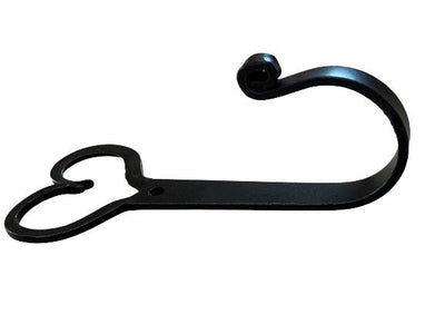 Wrought IronHAND FORGED HEART HOOK - Solid Wrought Iron in 3 SizesaccessoriesaccessorySaving Shepherd