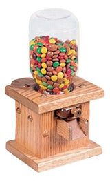 Candy DispenserCANDY DISPENSER - Solid Oak & Glass Mason JarcandycountrySaving Shepherd