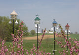 Birdhouse8 ROOM PURPLE MARTIN BIRDHOUSE - 2 Story White & Green Bird House USAbirdbird houseSaving Shepherd