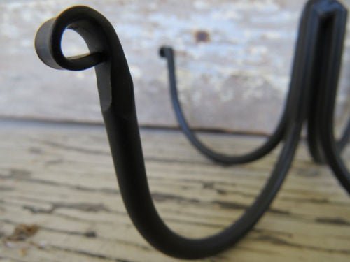 Hand Forged Hook 4 Inch Hammered Metal / Iron – Lostwestern