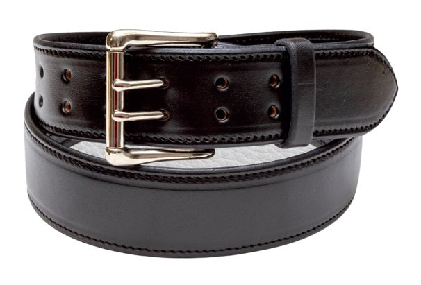 Double Line Long Zipper Money Belt 1 1/2 Wide - Leathersmith Designs Inc.